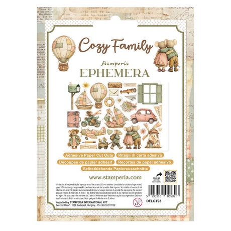 Die cuts - Adhesive - Cozy Family