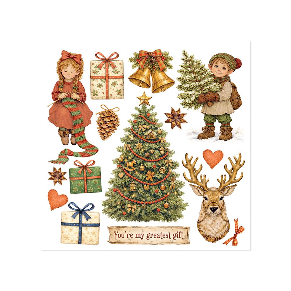 Rub-On Kit 15.5 x 15.5 cm - Silent Night