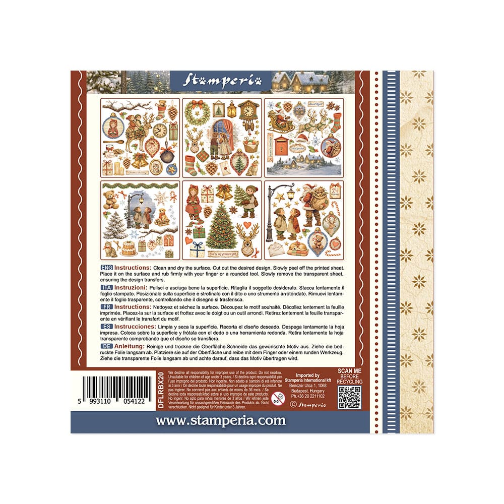 Rub-On Kit 15.5 x 15.5 cm - Silent Night