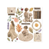 Rub-On Kit 15,5 x 15,5 cm - Flowers and Poems