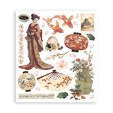 Rub-On Selection 20,5 x 23 cm - Oriental garden