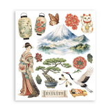 Rub-On Selection 20,5 x 23 cm - Oriental garden