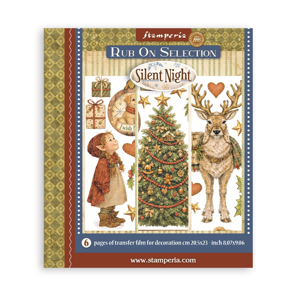 Rub-On Selection 20.5 x 23 cm - Silent Night
