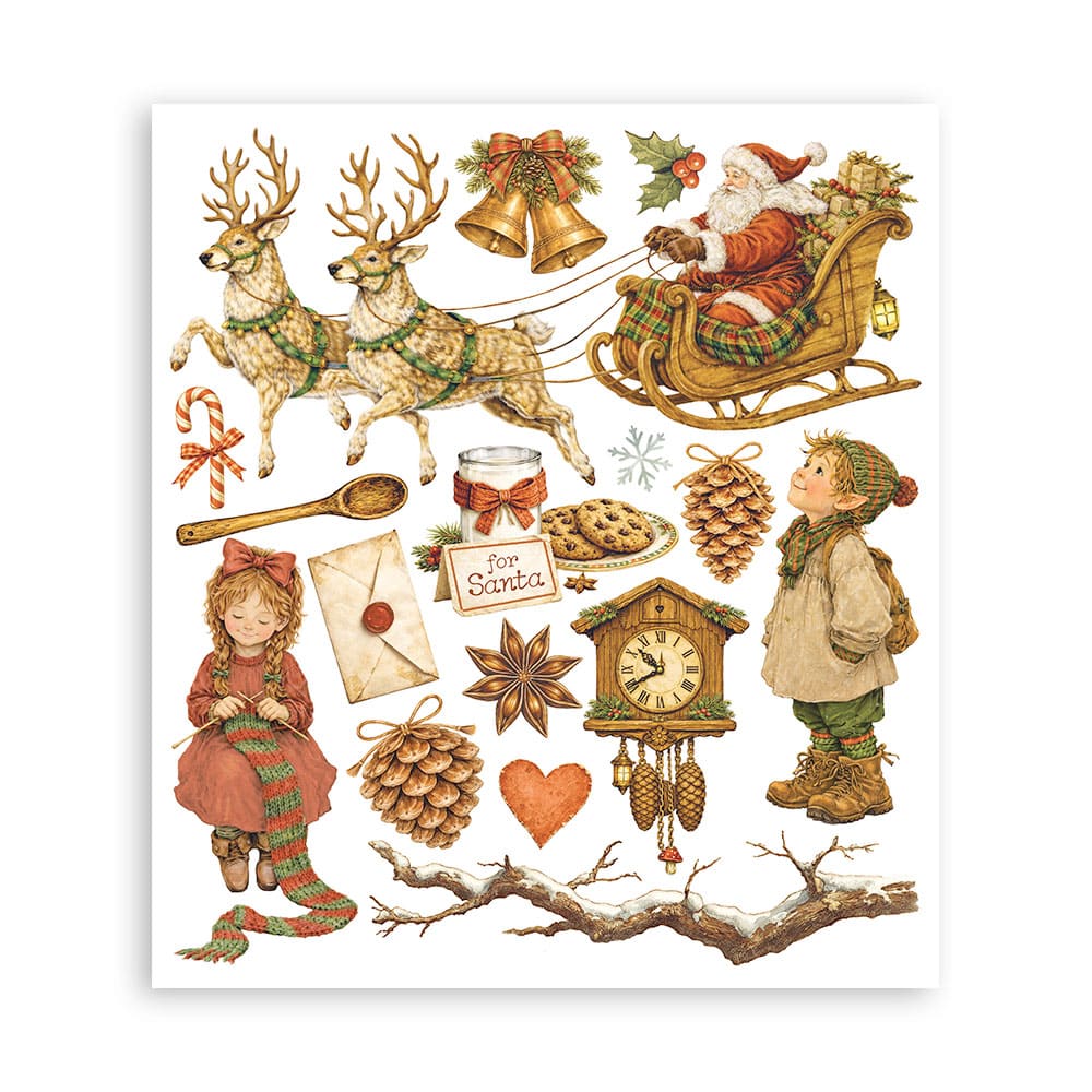Rub-On Selection 20.5 x 23 cm - Silent Night