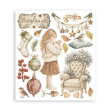 Rub-On Selection 20.5 x 23 cm - White Christmas