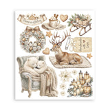 Rub-On Selection 20.5 x 23 cm - White Christmas