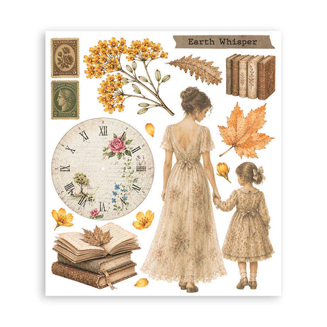 Rub-On Selection 20,5 x 23 cm - Flowers and Poems