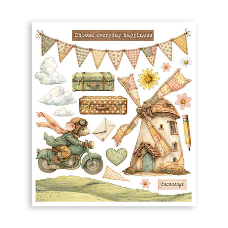 Rub-On Selection 20,5 x 23 cm - Cozy Family