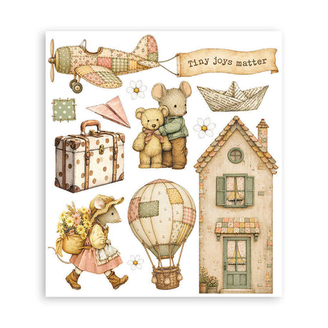 Rub-On Selection 20,5 x 23 cm - Cozy Family