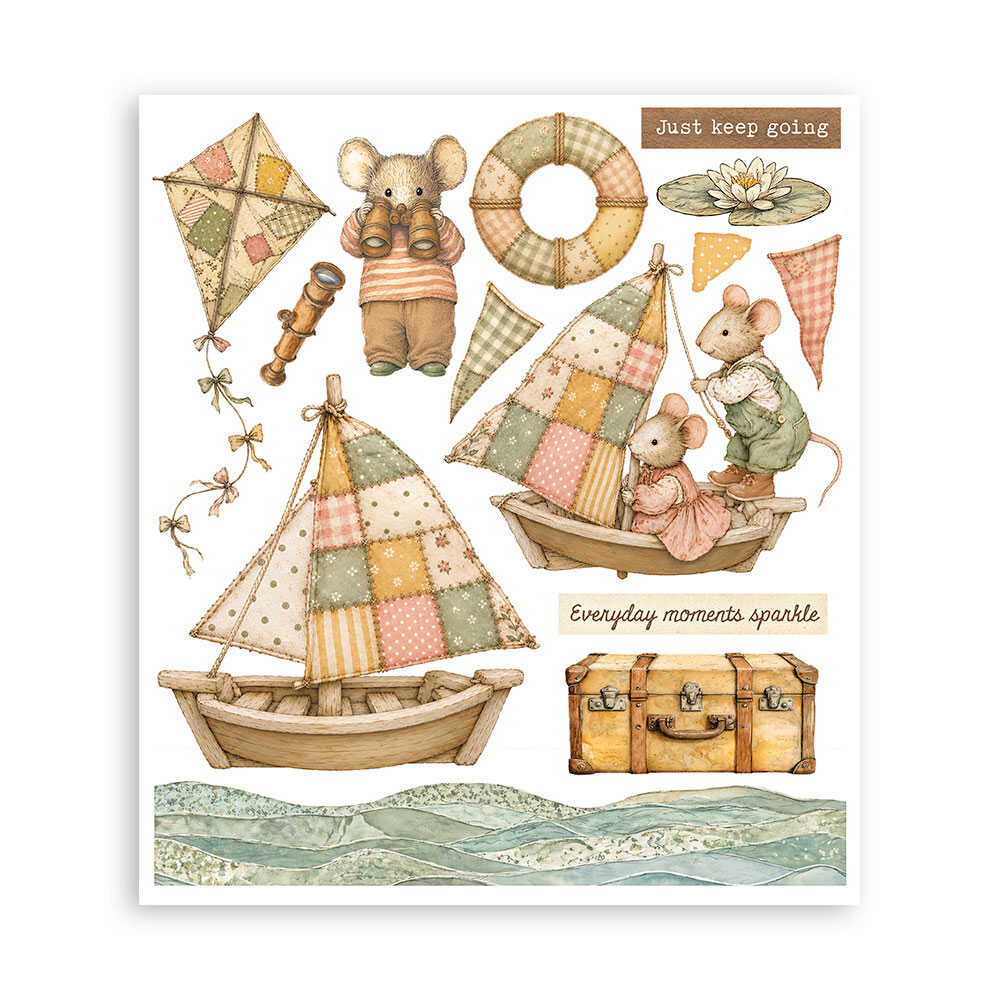 Rub-On Selection 20,5 x 23 cm - Cozy Family