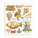 Rub-On Selection 20,5 x 23 cm - Cozy Family