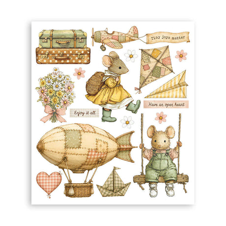 Rub-On Selection 20,5 x 23 cm - Cozy Family