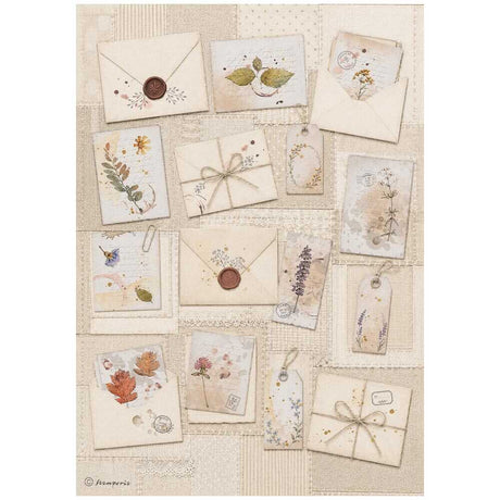 Rice Paper A4 - 6-pack - Flowers and Poems