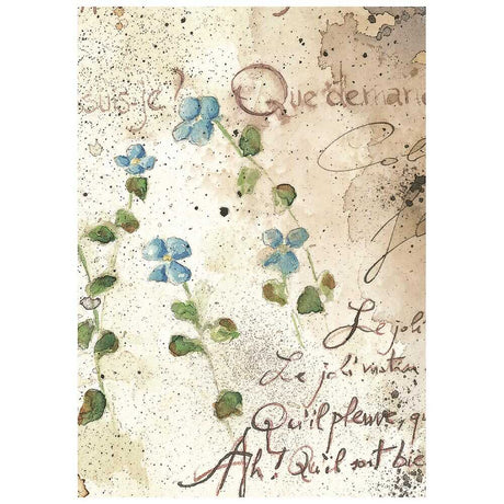 Rice Paper A6 - 8-pack - Flowers and Poems