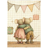 Rice Paper A6 - 8-pack - Cozy Family