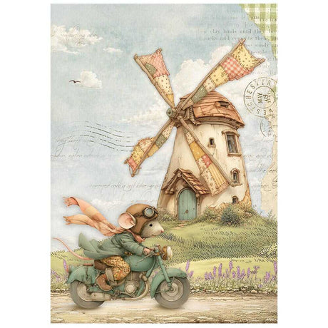 Rice Paper A6 - 8-pack - Cozy Family