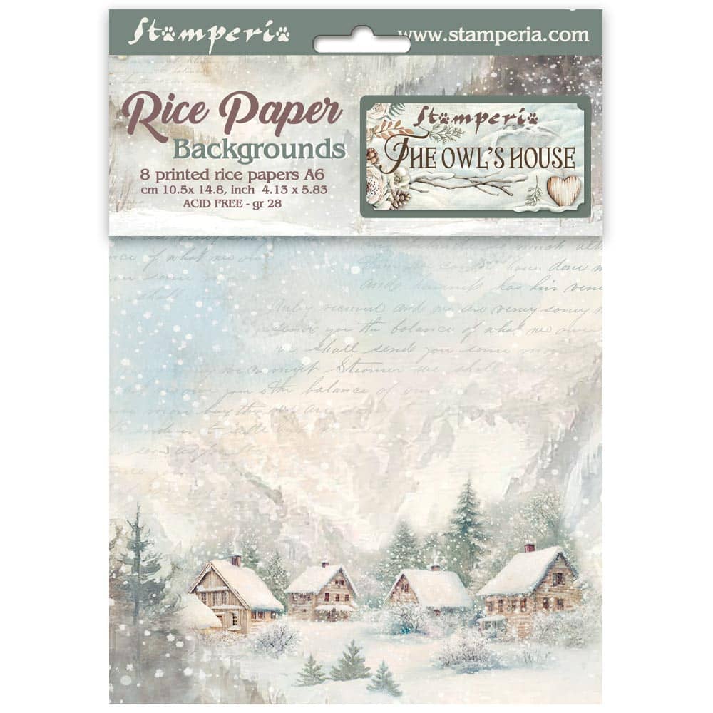 Rice Paper A6 - The Owl's House - 8-pack