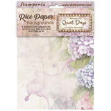 Rice Paper A6 - Quiet Days - Backgrounds - 8-pack