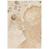 Rice Paper A6 - 8-pack - Backgrounds - Flowers and Poems