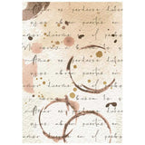 Rice Paper A6 - 8-pack - Backgrounds - Flowers and Poems