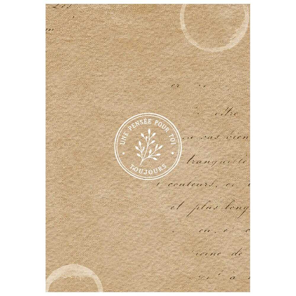 Rice Paper A6 - 8-pack - Backgrounds - Flowers and Poems