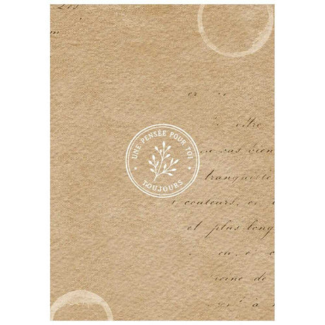 Rice Paper A6 - 8-pack - Backgrounds - Flowers and Poems
