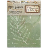 Rice Paper A6 - 8-pack - Backgrounds - Flowers and Poems