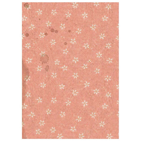 Rice Paper A6 - 8-pack - Backgrounds - Cozy Family