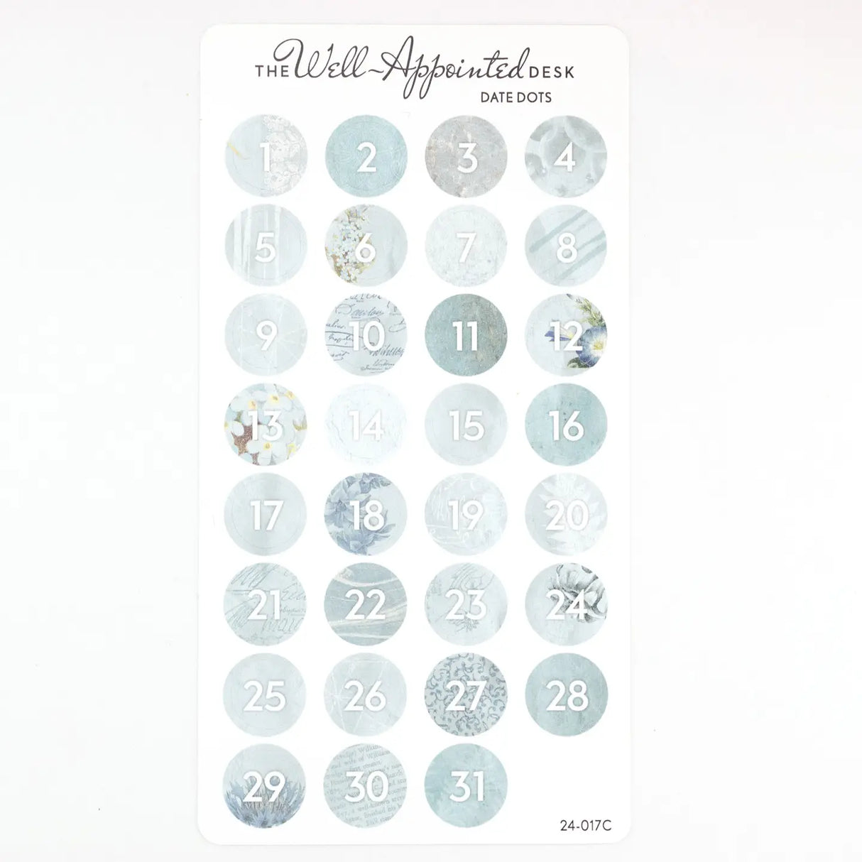 Stickers - Date Dots - Blue