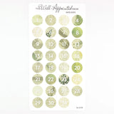 Stickers - Date Dots - Green