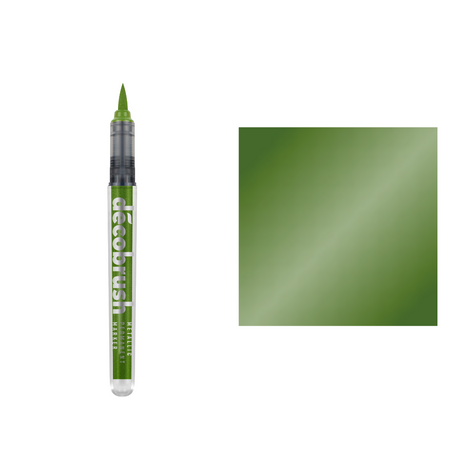 Decobrush - Metallic - Light green