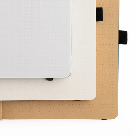 Dotted Notebook Storybook in Navy A5 - Ivory