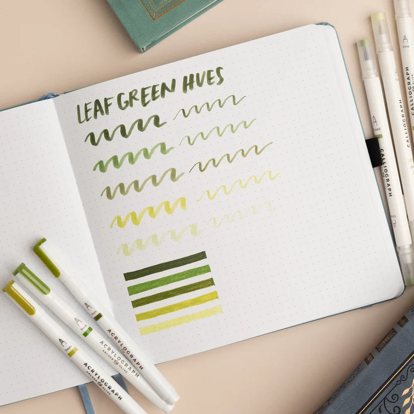 Acrylograph 5-pack 0,7 - Leaf Green Hues