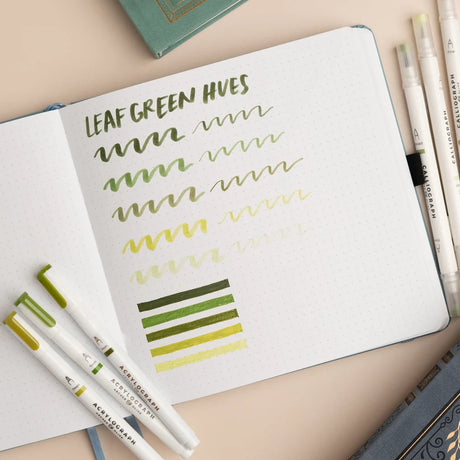 Acrylograph 5-pack 0,7 - Leaf Green Hues
