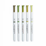 Acrylograph 5-pack 0,7 - Leaf Green Hues