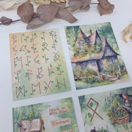 Scrap Paper 7,4 x 10,5 - Earth Witches