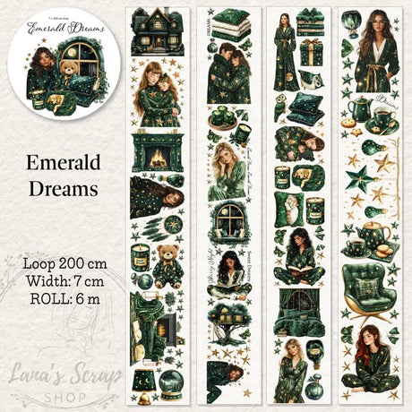 Pet Tape - Lana - 70 mm - Emerald Dreams