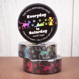 Washi Tape - Everyday Is Caturday - Rainbow Cats