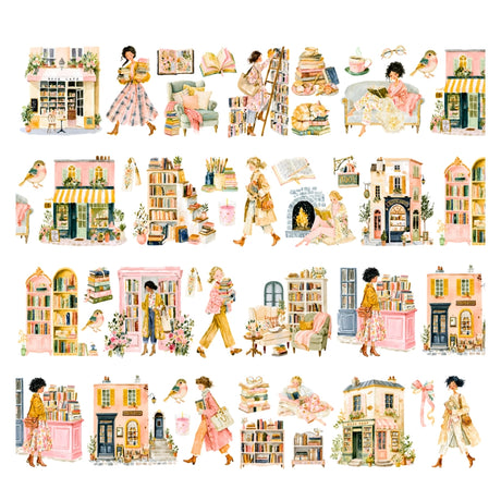 Pre-cut PET Tape - Penpaling Paula - Fall Bookish