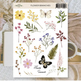 Stickers Plan & Plot Studio Vinyl - Flower branches