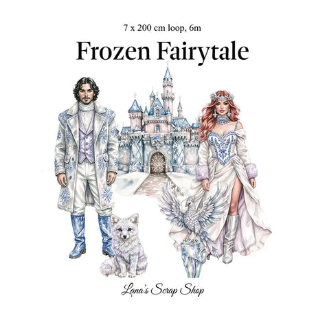 Pet Tape - Lana - 70 mm - Frozen Fairytale