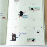 Sticker Sheet - Mocha Cat - Insert coffee to begin