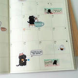 Sticker Sheet - Mocha Cat - Insert coffee to begin