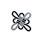 Craft Rubber Stamp Hanko - 20 x 20 - Mizuhiki knot