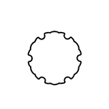 Craft Rubber Stamp Hanko - 20 x 20 - Kamon