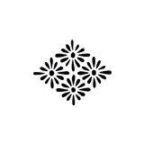 Craft Rubber Stamp Hanko - 25 x 30 - Diamond