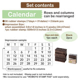 Calendar stamp Month