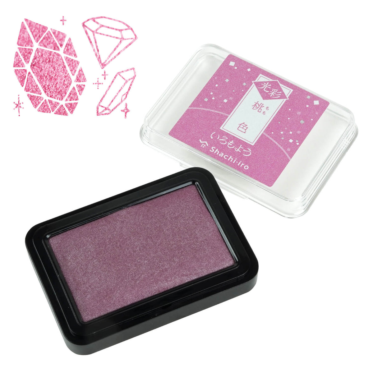Iromoyo Ink Pad Kosai - Large - Momo Light Pink