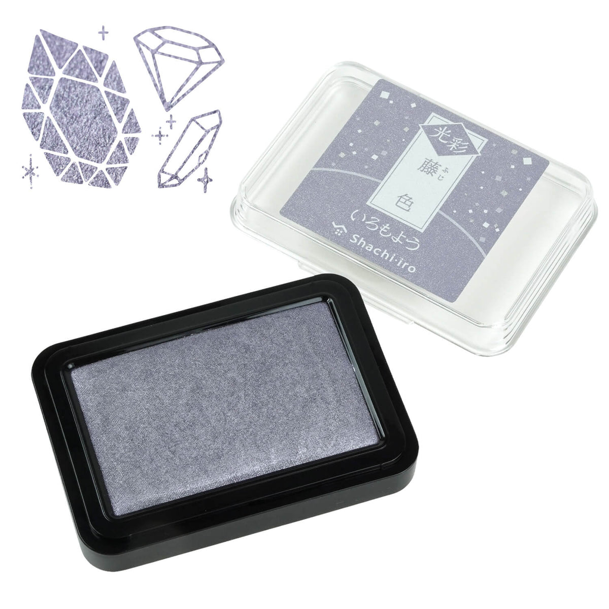 Iromoyo Kosai Ink Pad - Large - Fuji Purple