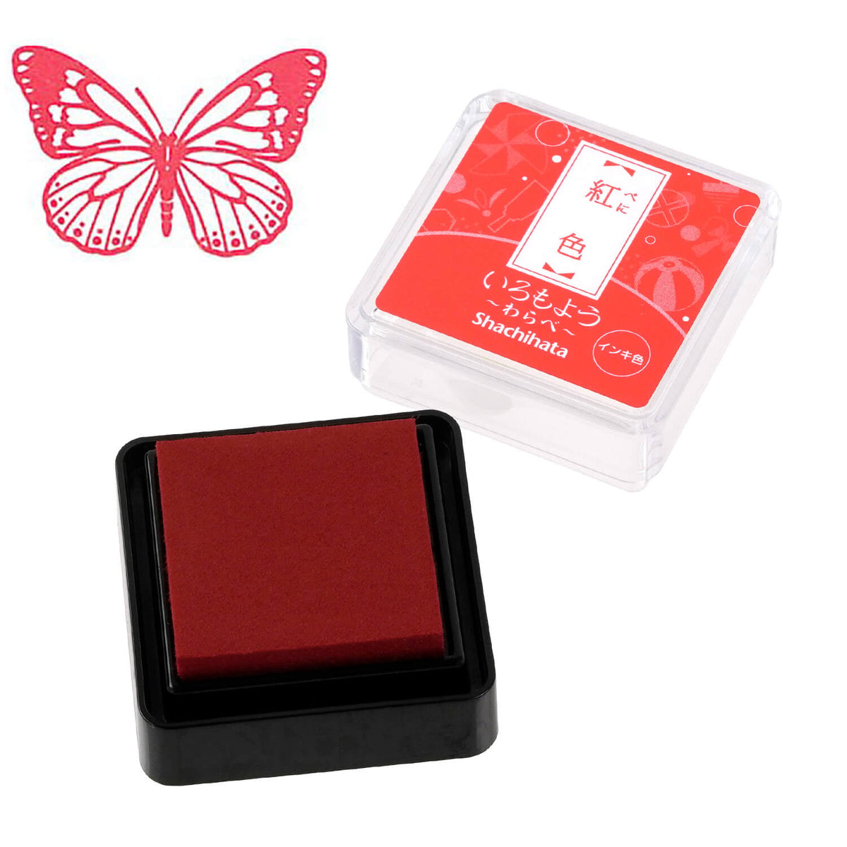 Iromoyo Ink Pad - Small - Beni Red
